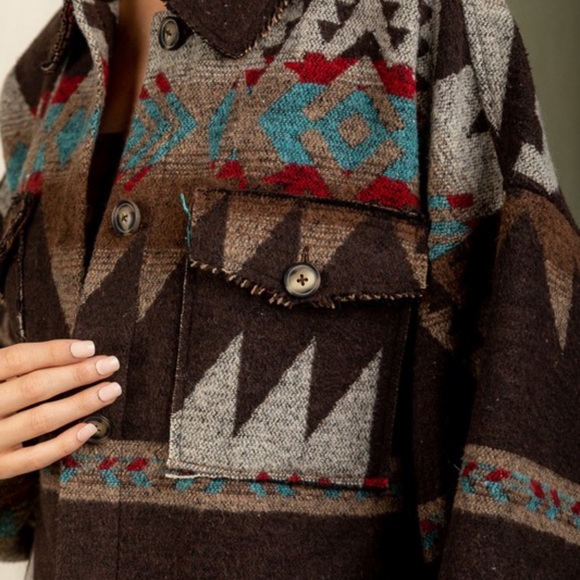 New. 1️⃣ Small left. Aztec Pattern Jacket - Picture 3 of 3